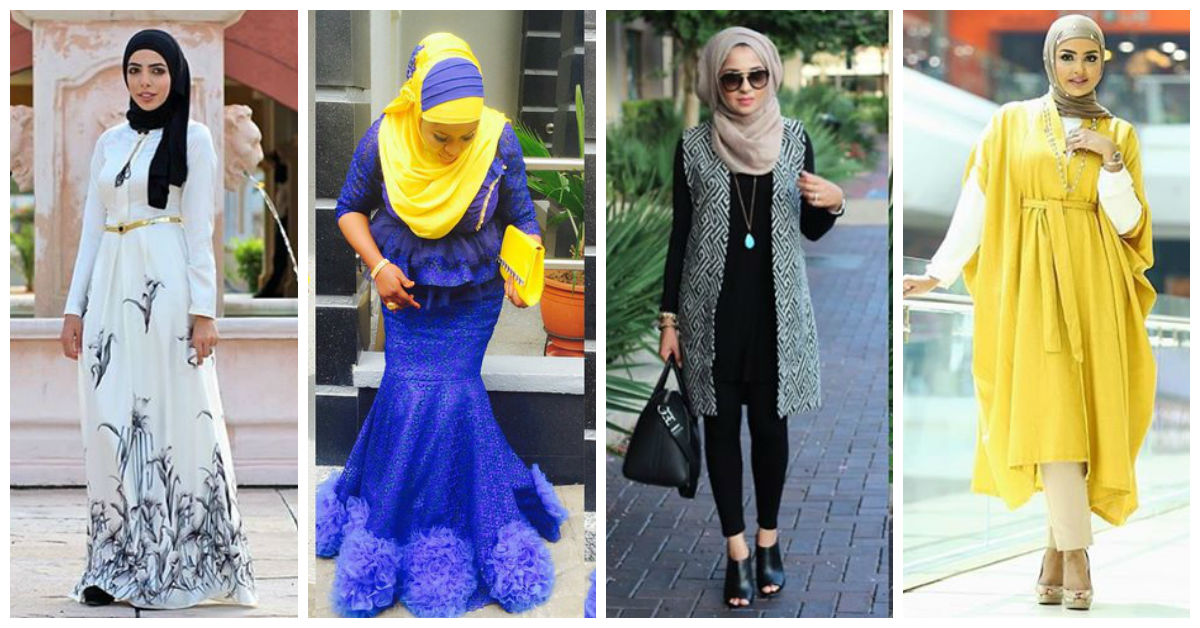 Beautiful Islamic Fashion With Hijab.  Amillionstyles.com