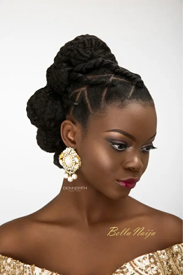 Natural Hair Bride: Hairstyle Options for Her Big Day | A ... (640 x 960 Pixel)